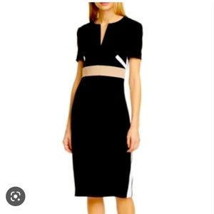 Judith and Charles Colour Block Cast dress